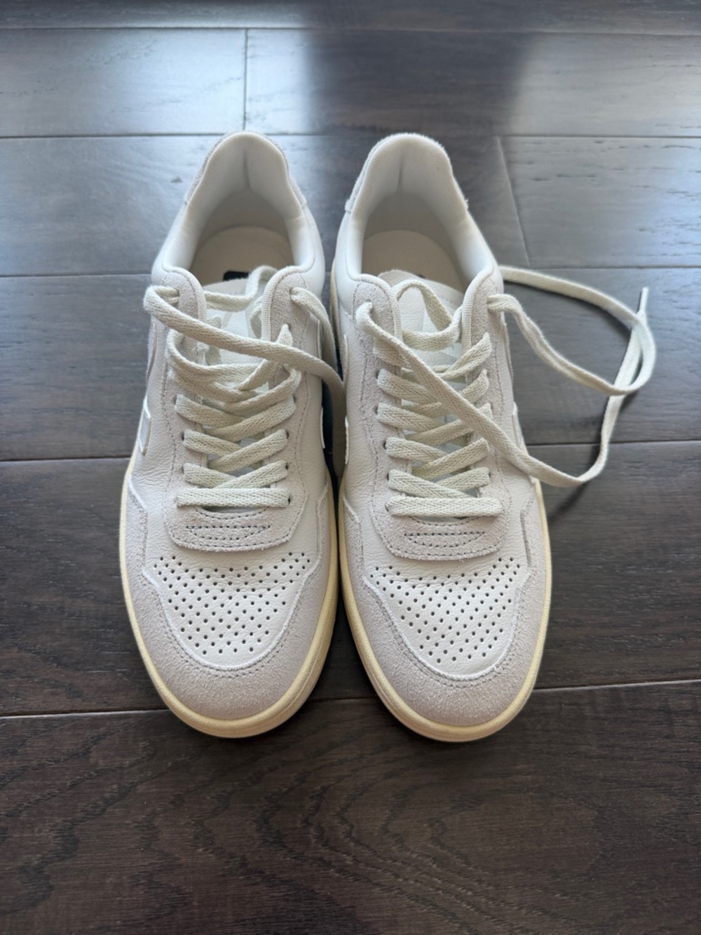 Veja Women’s Off-White Lace-Up Sneakers